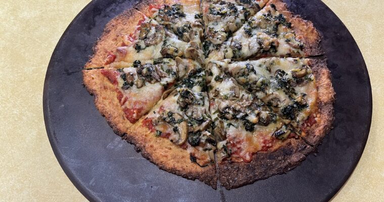 Easy Cauliflower Veggie Explosion Pizza Recipe
